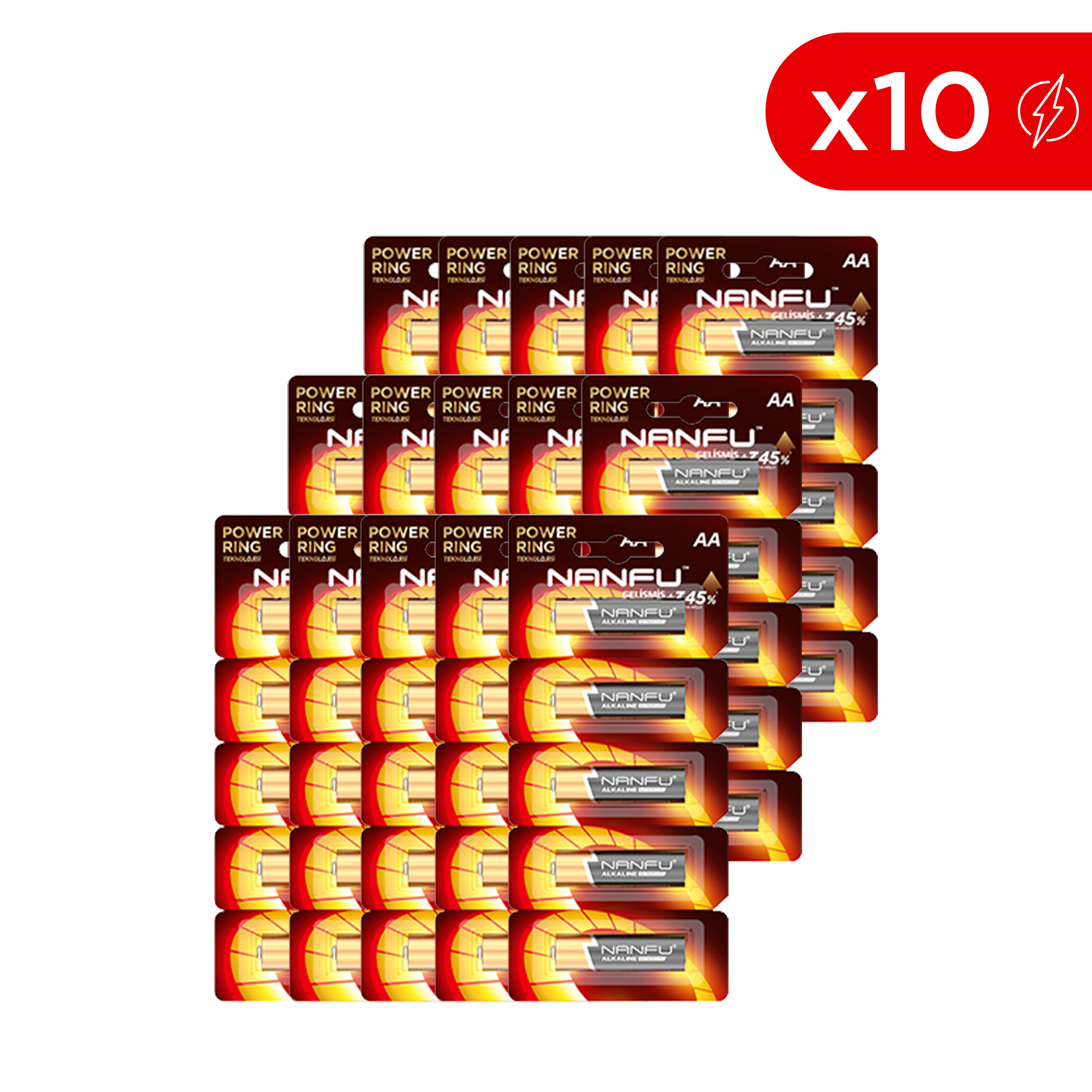 Nanfu 1.5v Alkalin Pil - AA LR6 (5 Adet) Nanfu 1.5v Alkalin Pil - AA LR6 (5 Adet)